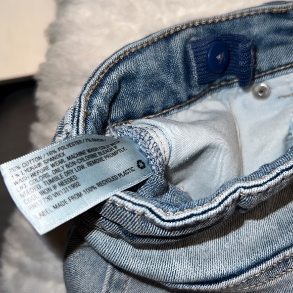 Cat & Jack blue denim skinny jeans long pants ultimate stretch 10 girls youth - Picture 3 of 10